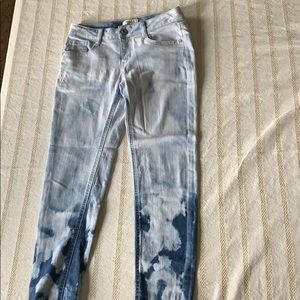 Bleached jeans